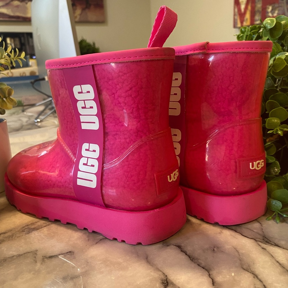 UGG Classic Clear Pink Mini Boot